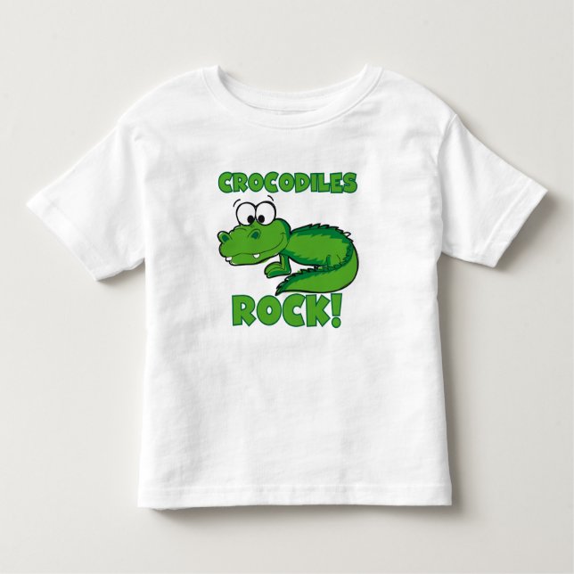 Camiseta Infantil Rocha dos crocodilos (Frente)