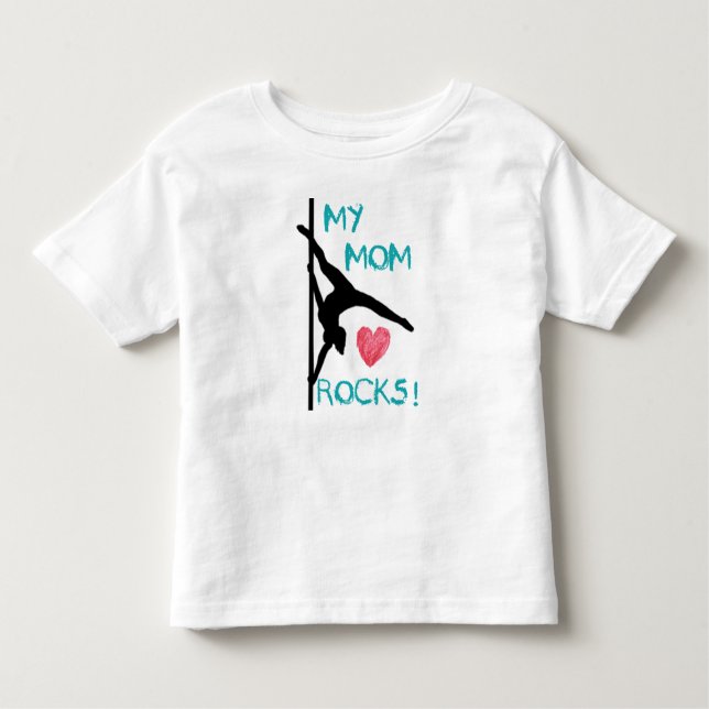 Camiseta Infantil Rochas da mamã da malhação de Pólo! T da criança (Frente)
