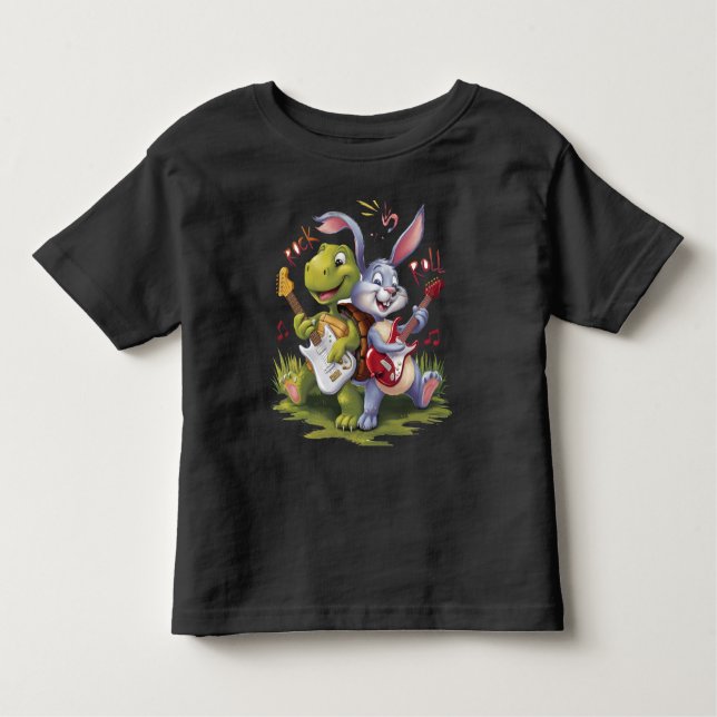 Camiseta Infantil Rock E Roll Melódico Harmonia (Frente)