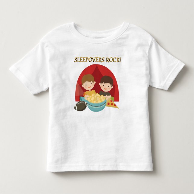 Camiseta Infantil Rock Sleepovers (Frente)