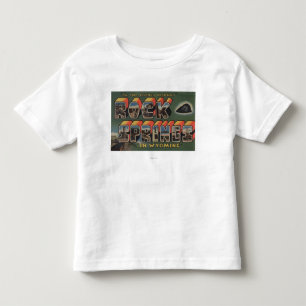 Camiseta Infantil Rock Springs, Wyoming - grandes cenas da letra