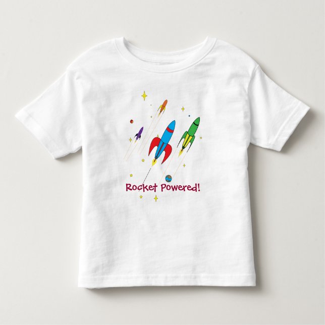 Camiseta Infantil Rocket pôr! (Frente)