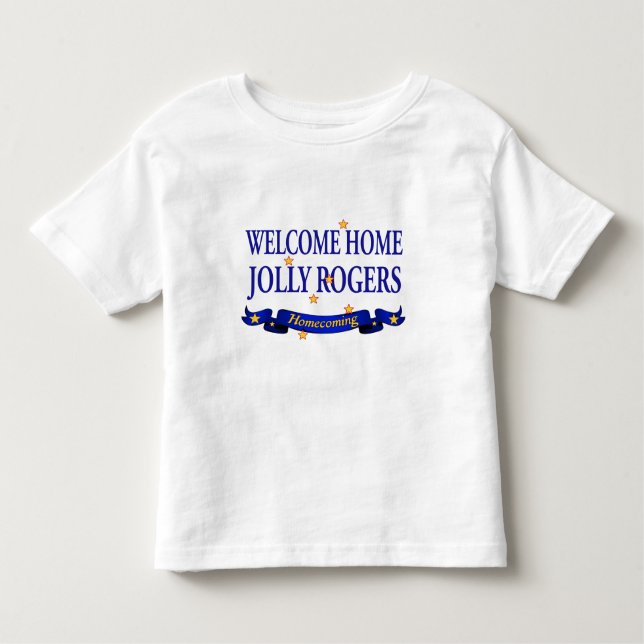 Camiseta Infantil Rogers alegre Home bem-vindo (Frente)