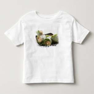 Camiseta Infantil Rolinhos Primavera de Legumes