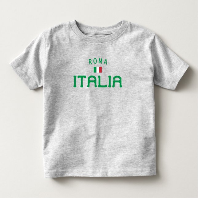 Camiseta Infantil Roma Italia em dificuldades (Roma, Itália) (Frente)