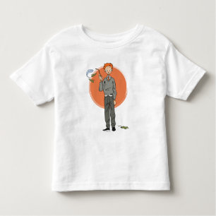 Camiseta Infantil Ron Weasley Ilustração "Comer Slugs"