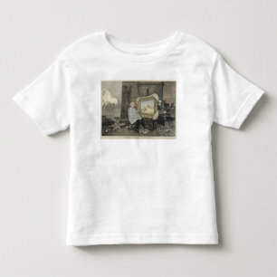 Camiseta Infantil Rosa Bonheur em seu estúdio