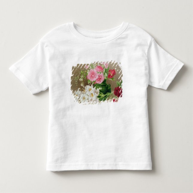 Camiseta Infantil Rosas e lírios (Frente)