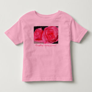 Camiseta Infantil Rosas Trepadeiras Rosas