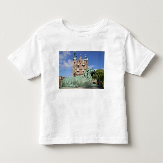 Camiseta Infantil Rosenborg Palace, Copenhaga, Dinamarca (Frente)