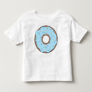 Camiseta Infantil Rosquinha Azul, Noz, Icagem, Espingardas, Glacé