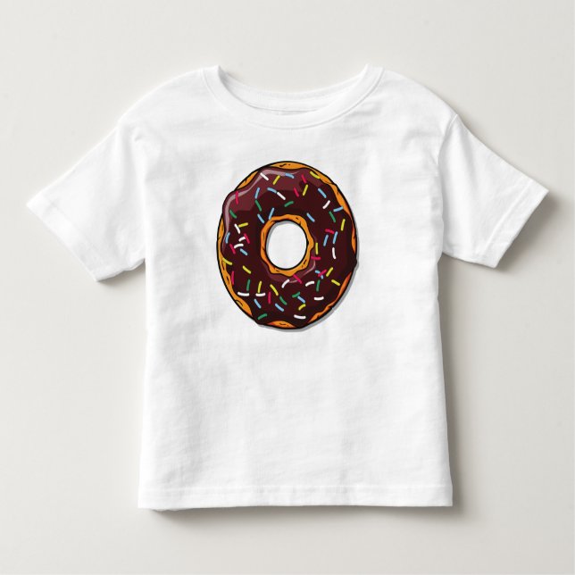 Camiseta Infantil Rosquinha De Chocolate, Noz-De-Obra, Icagem, Espel (Frente)