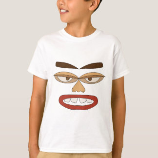 Camiseta Infantil Rosto Engraçado - Rosto Abstrato