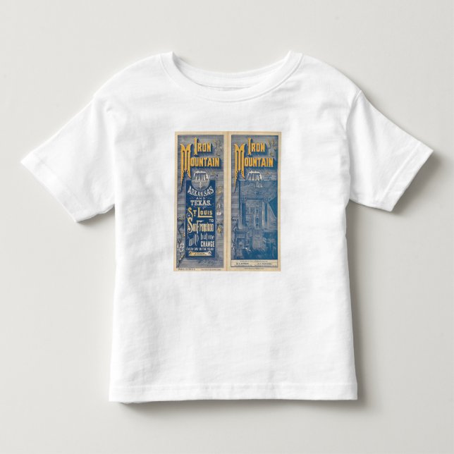 Camiseta Infantil Rota da montanha do ferro (Frente)