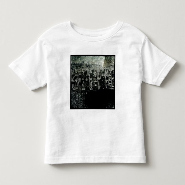 Camiseta Infantil Roteiro Cuneiform (Frente)
