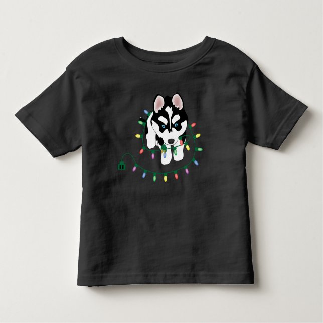 Camiseta Infantil Rouco com camisola do Natal (Frente)