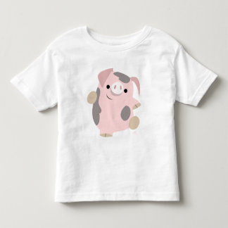Camiseta Infantil Roupa das crianças do porco dos desenhos animados