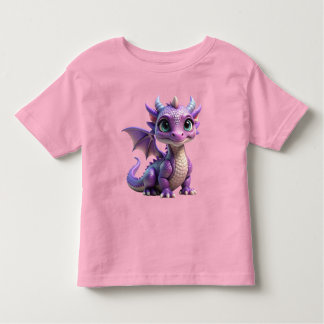 Camiseta Infantil Roupa do Dragão Roxo