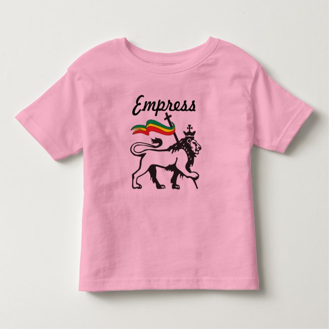 Camiseta Infantil Roupa jamaicana do bebê - vestido da menina: (Frente)