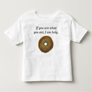 Camiseta Infantil Roupa santamente do Bagel