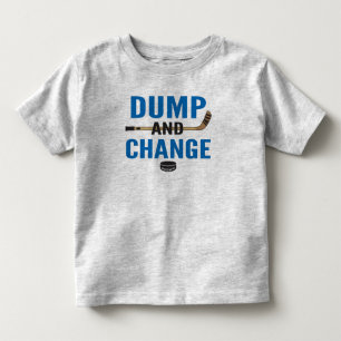 Camiseta Infantil Royal Blue Dump e Change Hockey