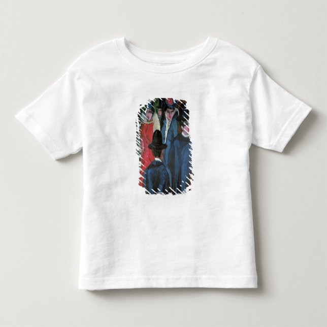 Camiseta Infantil Rua Cena de Berlim, 1913 (Frente)
