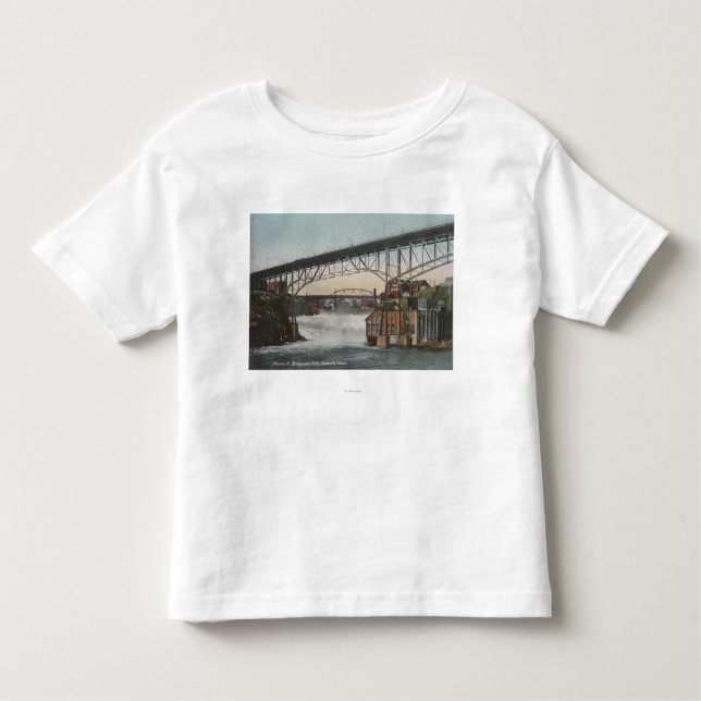 Camiseta Infantil Rua de Spokane, Washington - de Monroe (Frente)