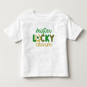 Camiseta Infantil Rua Feliz, Sr. Sortudo Charm de Patrick