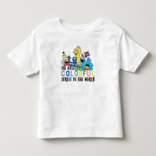 Camiseta Infantil Rua Sésamo   A Rua Mais Colorida