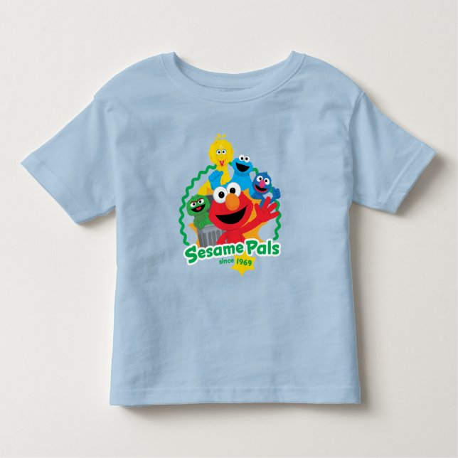Camiseta Infantil Rua Sésamo | Amigos De Sésamo Desde 1969 (Frente)