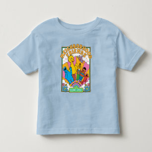 Camiseta Infantil Rua Sésamo   Amigos de vizinhança