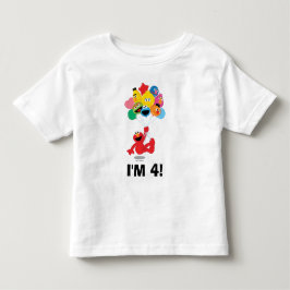 Camiseta Infantil Rua Sésamo | Aniversário de Elmo & Amigos