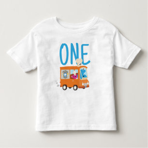 Camiseta Infantil Rua Sésamo   Aniversário do Caminhão de Comida de 