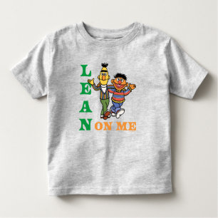Camiseta Infantil Rua Sésamo   Bert & Ernie Lean on Me
