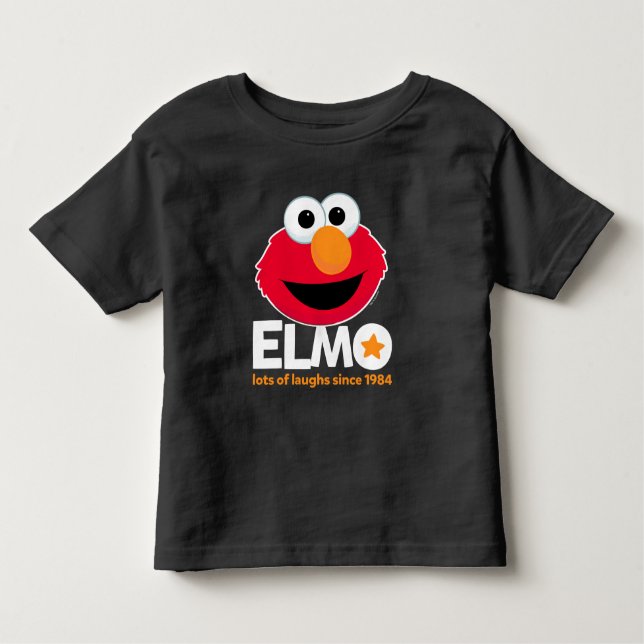 Camiseta Infantil Rua Sésamo | Elmo Muitas filhas desde 1984 (Frente)