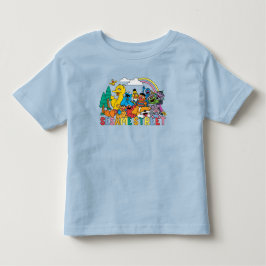 Camiseta Infantil Rua Sésamo | Onda arco-íris