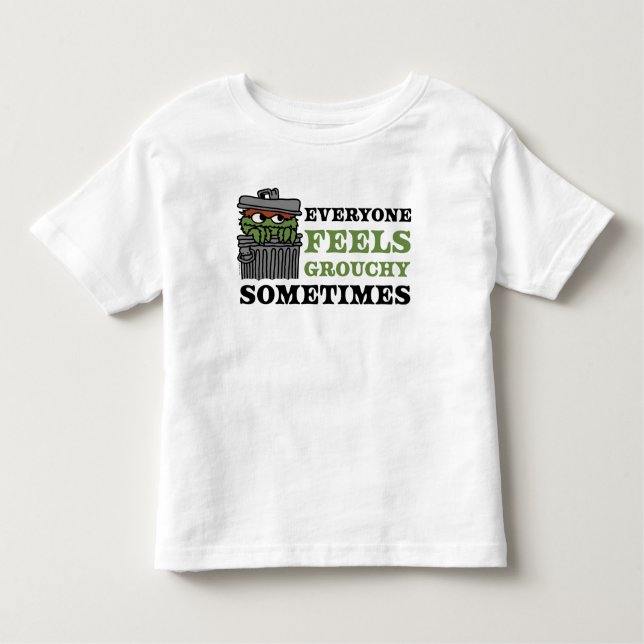 Camiseta Infantil Rua Sésamo | Oscar o Grouch se sente lacrado (Frente)