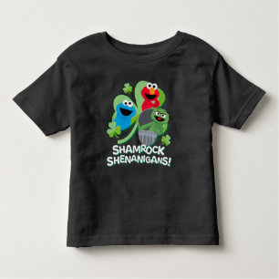 Camiseta Infantil Rua Sésamo   Shamrock Shenanigans!