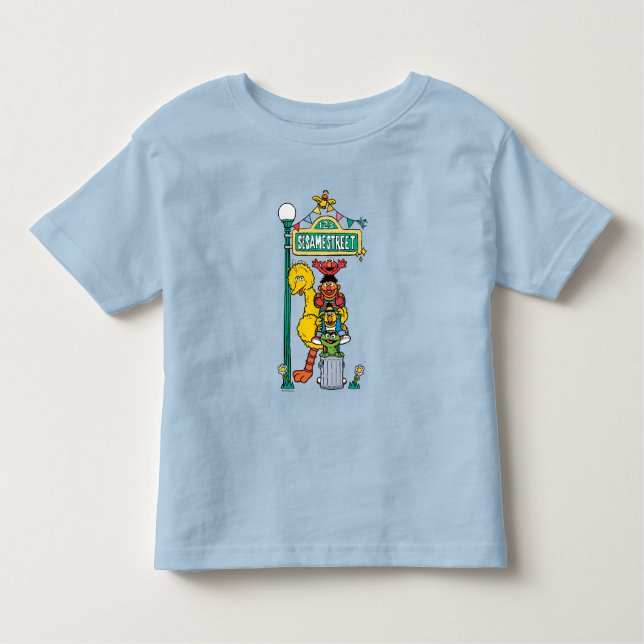 Camiseta Infantil Rua Sésamo | Sob o Sésamo Street Sign (Frente)