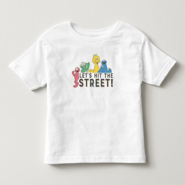 Camiseta Infantil Rua Sésamo | Vamos à Rua! (Frente)