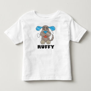 Camiseta Infantil Ruffy - fino do t-shirt do jérsei da criança
