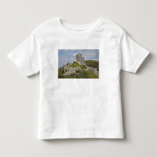 Camiseta Infantil Ruínas do Castelo Corfe, perto de Wareham, Dorset,