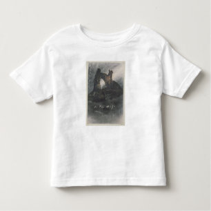 Camiseta Infantil Ruínas em Groz-Nez, em jérsei, ou no arco