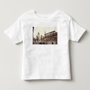 Camiseta Infantil Ruínas perto do compartimento de pó, Ypres, em
