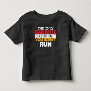 Camiseta Infantil Runner - Engraçado Mile Executando Cotação