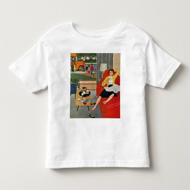 Camiseta Infantil Ruptura de café da manhã (Frente)