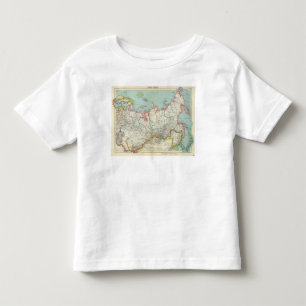 Camiseta Infantil Rússia, Coreia e Ásia