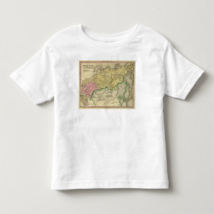 Camiseta Infantil Rússia em Ásia e em Tartary