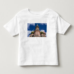 Camiseta Infantil Rússia, Moscou, Praça Vermelha. Basílica de São Ba