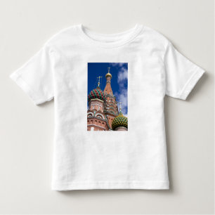Camiseta Infantil Rússia, Moscou, Praça Vermelha. Rua, Basil é 5